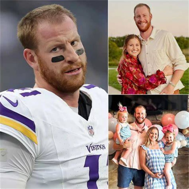 Carson Wentzs wife Madison Oberg ·