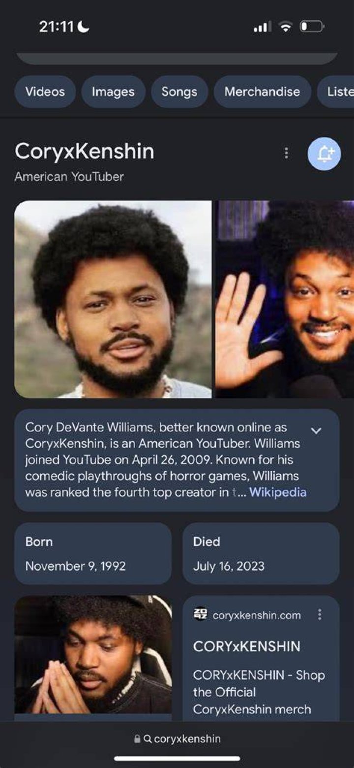 CoryxKenshin Net Worth, Age, Height, Bio, Birthday, Wiki! ·
