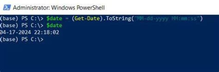 How to format a DateTime in PowerShell ·