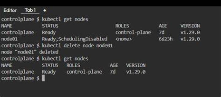 How to gracefully remove a node from Kubernetes?