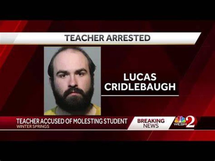 Lucas Cridlebaugh Mugshot And Arrest: Winter Springs High School Teacher Molestation Charges