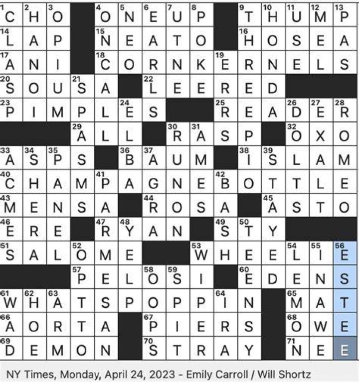 Oscar Wilde NYT Crossword Clue ·