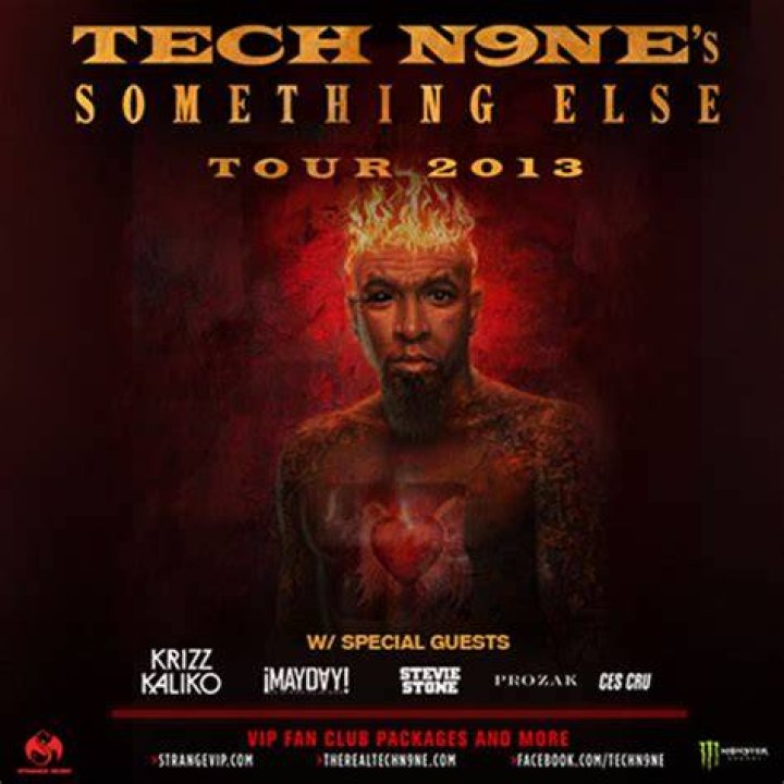 Tech N9ne Announces "Something Else Tour" Dates