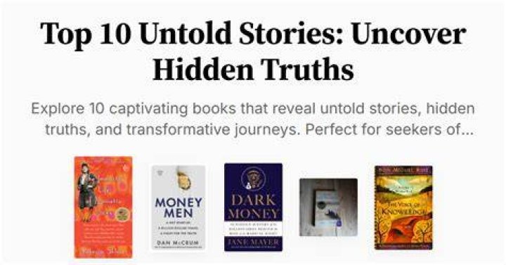 Uncover Untold Truths And Insights