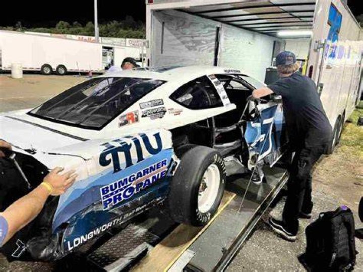 WATCH: Psycho maniac, Annabeth Barnes-Crum violently crashes into NASCAR driver Landon Huffman