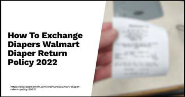 Where To Exchange Diapers Without A Receipt